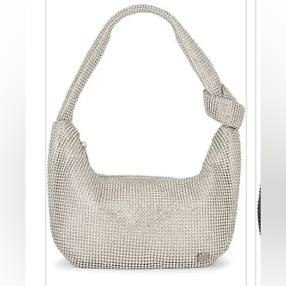 Olga Berg Mesh Rhinestone bag - Picture 1 of 8